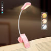 Vekkia Rechargeable Book Light for Reading in Bed, 3 Color x 3 Brightness, Lightweight Reading Light, Up to 70 Hours Lighting, Great for Readers, Travel (Blue) - Pink