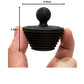 Buy now StopShroom Tub 2 Pack Universal Stopper for Bathtub and Bathroom Sink Drains, Black Plug 2pk, 2 Count at indiglob india