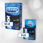 Durex XXL Extra Large Lubricated Condoms, 3 Count