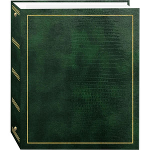Buy now Magnetic Self-Stick 3-Ring Photo Album 100 Pages (50 Sheets), Hunter Green at indiglob india