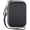 Lacdo Hard Drive Carrying Case for Western Digital WD My Passport/WD Elements/My Passport Ultra Portable External Hard Drive 1TB 2TB 3TB 4TB 5TB 6TB USB 3.0 2.5 inch HDD Travel Bag, Black - Black