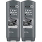 DOVE MEN + CARE Body and Face Wash Purifying Charcoal + Clay Body Wash for Men with 24-Hour Nourishing Micromoisture Technology 18 oz