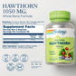 SOLARAY Hawthorn Berry Capsules 1050 mg - Soothing Herbal Support - Hawthorne Berry Supplement for Overall Wellness Support - Whole Berry, Vegan, Non-GMO, 60 Day Guarantee, 90 Servings, 180 VegCaps