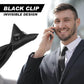 4 Pcs Men's Clip-on Ties Solid Color Men's Tie Pre Tied Clip on Ties for Man Clip on Necktie Button Ties