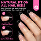 Buy now UNA GELLA Almond Gel Nail Tips, 504PCS Pre Etched Clear Fake Nails Tips Medium Almond Shape - 12 Sizes Full Cover Soft Acrylic Press On Nail Extensions No C Curve Gift for Diy at Home at indiglob india