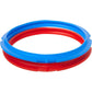 Instant Pot Sealing Ring Mini 3-Qt, Inner Pot Seal Ring, Electric Pressure Cooker Accessories, Non-Toxic, BPA-Free, Replacement Parts, Red/Blue, 2 Count (Pack of 1)