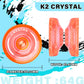 Buy now MAGICYOYO K2 Plus Crystal Orange Yoyo, Professional Fingerspin Trick Yo Yo for Kids/Adults, Responsive Yo-yo for Beginner, Replacement Unresponsive Bearing with 6 Yo yo Strings+Bearing Remover at indiglob india