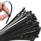 Buy now 100Pcs 8 Inch Heavy Duty Industrial Zip Toes 40lbs Tensile Strength Releasable Black Tie Wraps Reusable Zip Toes Tie Straps For Garden Plant Secure Vine, Home Office at indiglob india