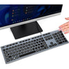 Keyboard Cover for Dell KB216 KB216b KB216t KB216d KB216p Wired & KM636 & Dell Optiplex 5250 3050 3240 5460 7450 7050 & Dell Inspiron AIO 3475/3670/3477 All-in one Desktop Keyboard Protector -Clear - Black(Large Letters)