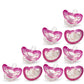 Buy now RaZbaby Jollypop Pacifier for Babies 3 Months and Up, USA Made, Natural Shaped Orthodontic Binky, Lovingly Shared in NICUs & Hospitals Worldwide, Medical-Grade 100% BPA-Free - 2 Pack - Pink Pink at indiglob india