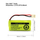 Buy now BT183342/BT283342 2.4V 800mAh Ni-MH Battery Pack, Compatible with AT&T VTech Cordless Phone Batteries BT166342/BT266342 BT162342/BT262342 CS6709 CS6609 CS6509 CS6409 EL52100 EL50003 (Pack 2) at indiglob india