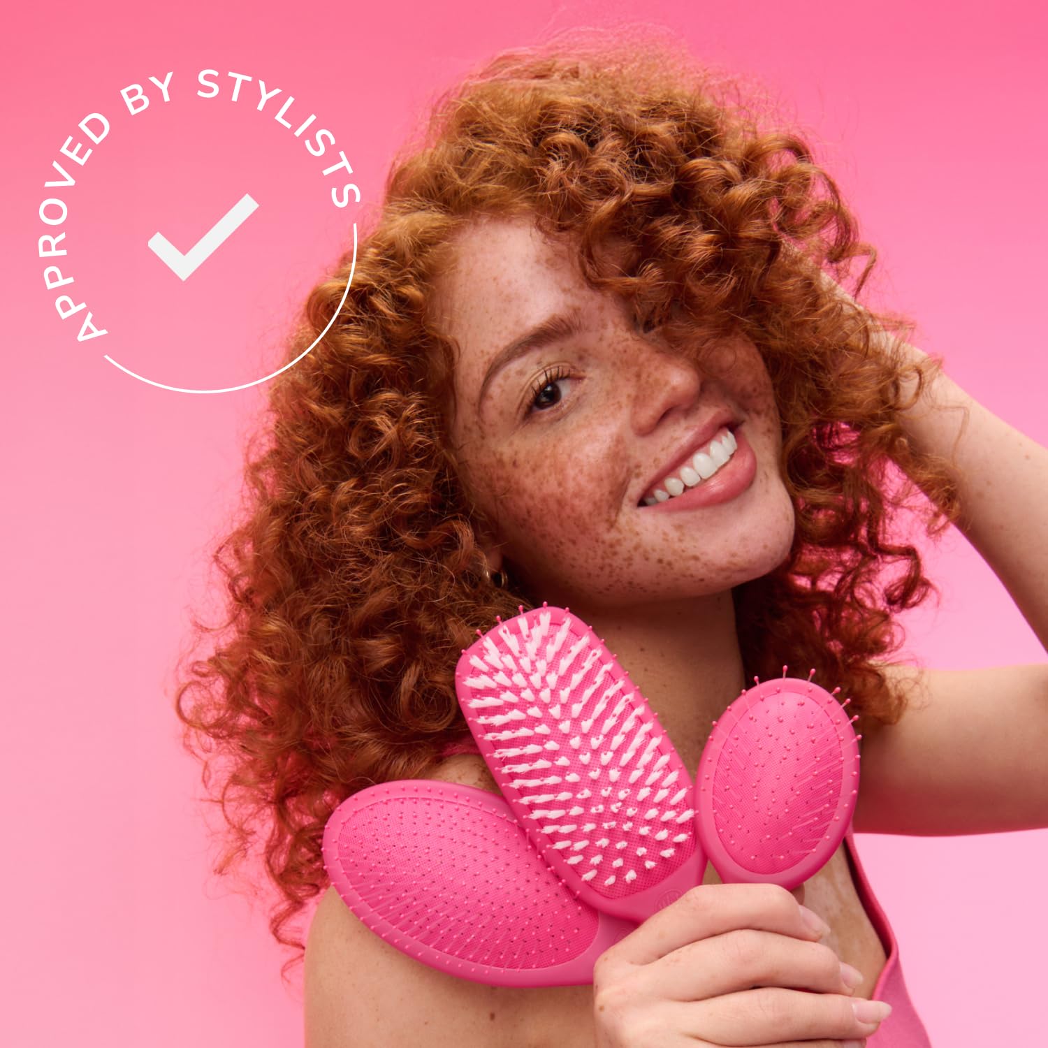 Buy now Wet Brush Speed Dry Hair Brush - Stripes (Color Wash) - Vented Design and Ultra Soft HeatFlex Bristles Are Blow Dry Safe With Ergonomic Handle Manages Tangle and Uncontrollable Hair - Pain-Free at indiglob india