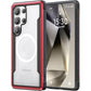 Buy now RAPTIC Shield Crystal Case for Samsung Galaxy S24 Ultra, [13FT Mil-Grade Drop Protection], [Not Yellowing Tech], Durable Anodized Shockproof Aluminum Frame Slim Samsung S24 Ultra Case, Iridescent S24 Ultra 6.8" Red at indiglob india