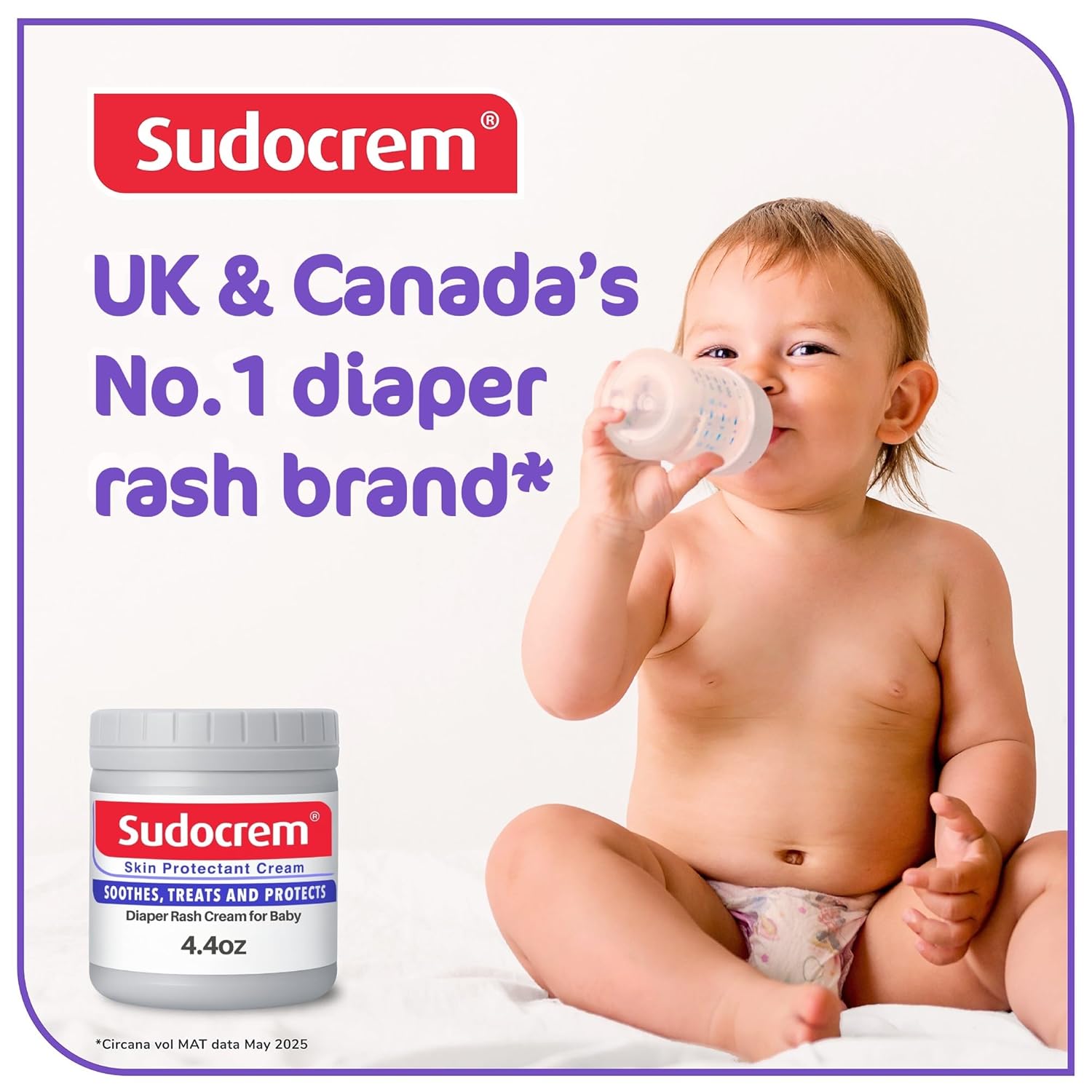 Buy now Sudocrem Diaper Rash Cream for Baby's Skin, Triple Action Diaper Rash Paste that Soothes, Treats and Protects, 15.29% Zinc Oxide Cream - 4.4oz (125g) at indiglob india