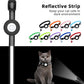 Airtag Cat Collar, Air tag Cat Collar with Bell and Safety Buckle in 3/8" Width, Reflective Collar with Waterproof Airtag Holder Compatible with Apple Airtag for Cat Dog Kitten Puppy (Black)