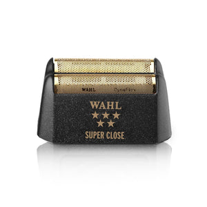 Wahl Professional 5 Star Finale Shaver Replacement Super Close Gold Foil, Bump Free Shaving for Professional Barbers and Stylists Model - 7043-100