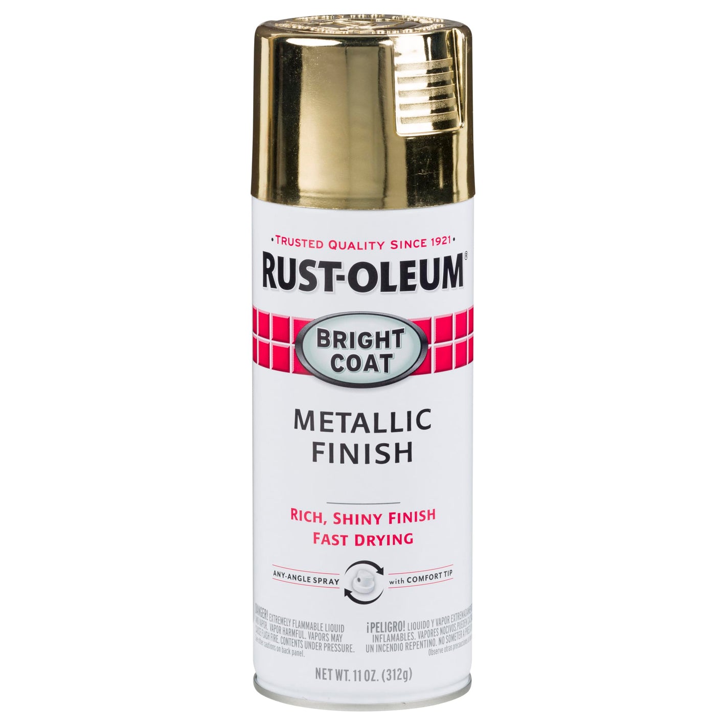 Buy now Rust-Oleum 7710830 Stops Rust Bright Coat Metallic Spray Paint, 11 Ounce, Gold, (Pack of 1) at indiglob india