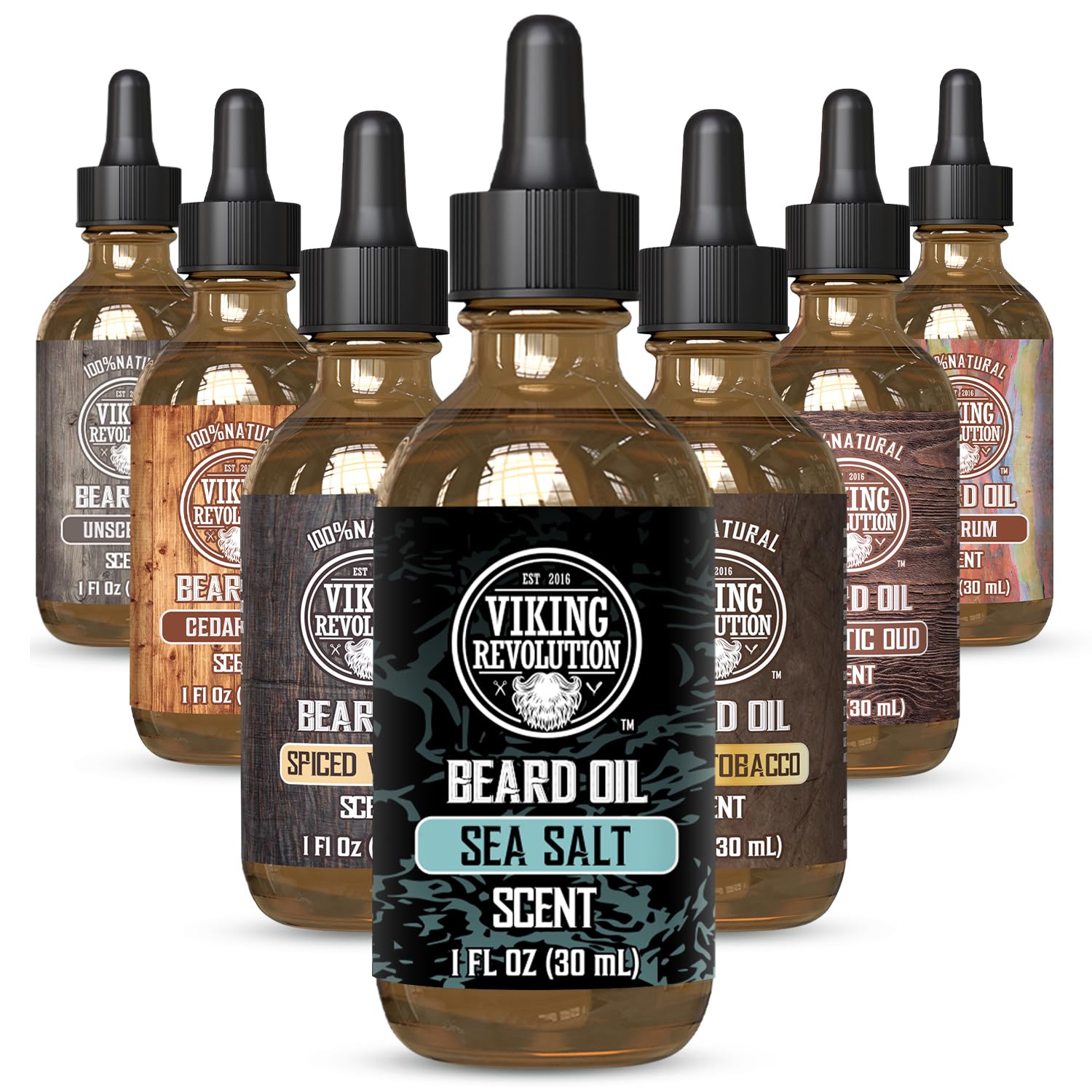 Buy now Viking Revolution Beard Oil with Clary Sage for Men - Natural Blend with Argan and Jojoba Oils for Softening, Strengthening, and Moisturizing Sea Salt 1 Fl Oz (Pack of 1) at indiglob india