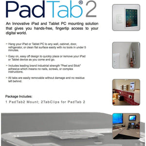 2: The Original Damage Free Universal Tablet Wall Mount Dock System Kit (Includes Mounts for 2 Locations) All Tablets, Smartphones - My Store