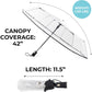 Buy now Ultra Clear Folding Umbrella with Auto Open Technology at indiglob india