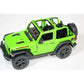 KiNSMART - Jeep Wrangler Rubicon Off Road 4x4 5 inch 1:34 Scale Die Cast Model Replica Toy Car (Blue Hardtop)