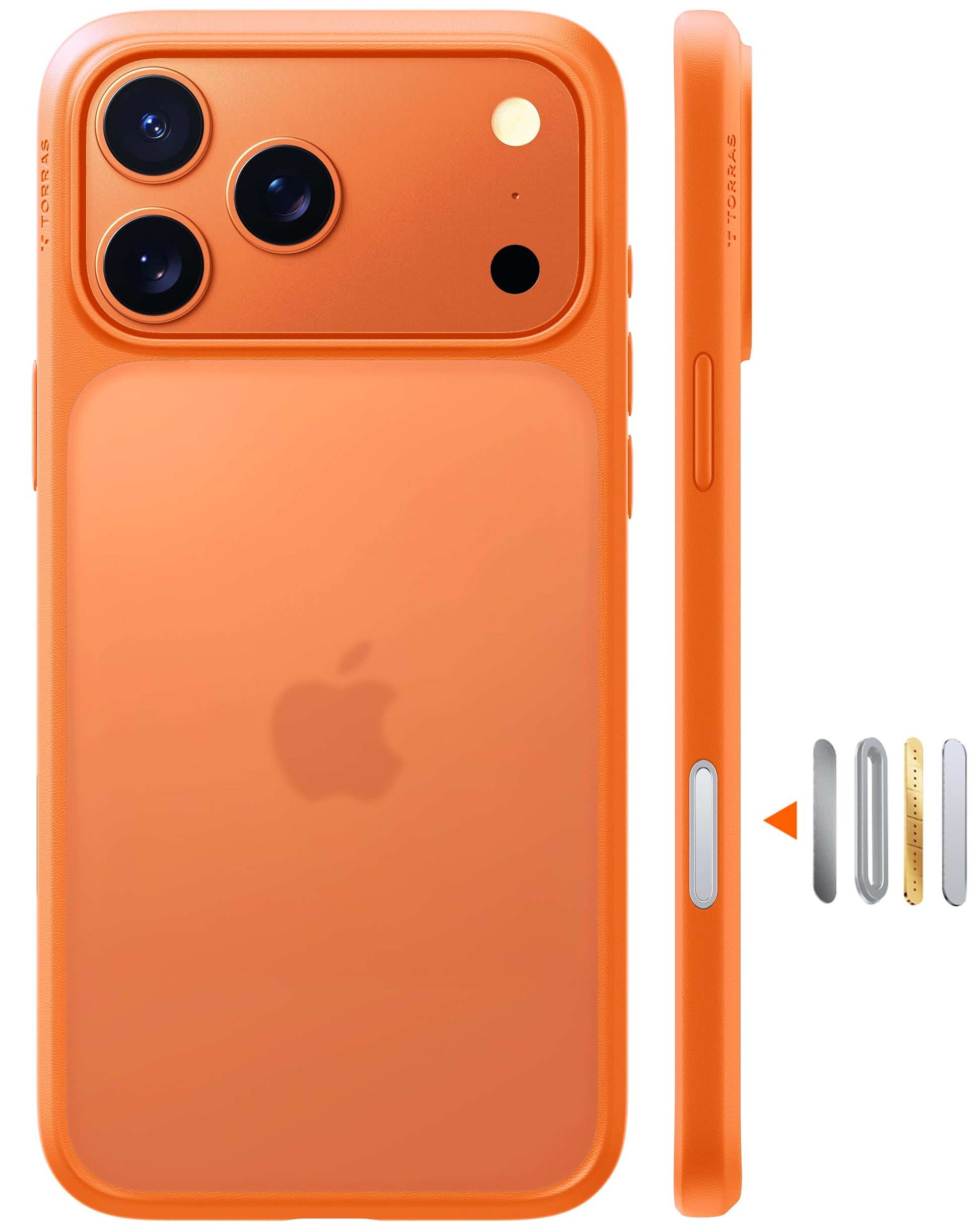 Buy now TORRAS Tough Shockproof for iPhone 13 Pro Case, [Military-Grade Drop Tested] Ultra-Durable Matte Hard PC Back with Soft Silicone Edge Slim Protective for iPhone 13 Pro Phone Case,Translucent Black at indiglob india
