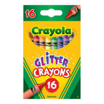 Buy now Crayola 16CT Multicolored Glitter Crayons at indiglob india