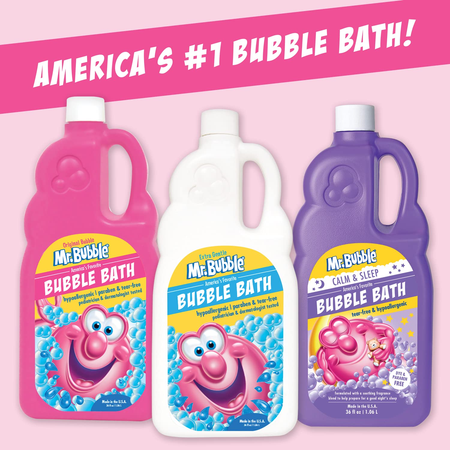 Buy now Mr. Bubble Extra Gentle Bubble Bath - Hypoallergenic, Tear Free Bubble Bath Solution Perfect for Sensitive Skin (Pack of 2 Bottles, 16 fl oz Each) at indiglob india