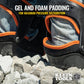 Buy now Klein Tools 60491 Hinged Knee Pads, Heavy Duty Gel Foam Protective Knee Pads with Quick-Fasten Buckle and Thigh Strap, Black at indiglob india
