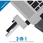 SABRENT Premium 3 Port Aluminum Mini USB 3.0 Hub [90°/180° Degree Rotatable] (HB-R3MC)