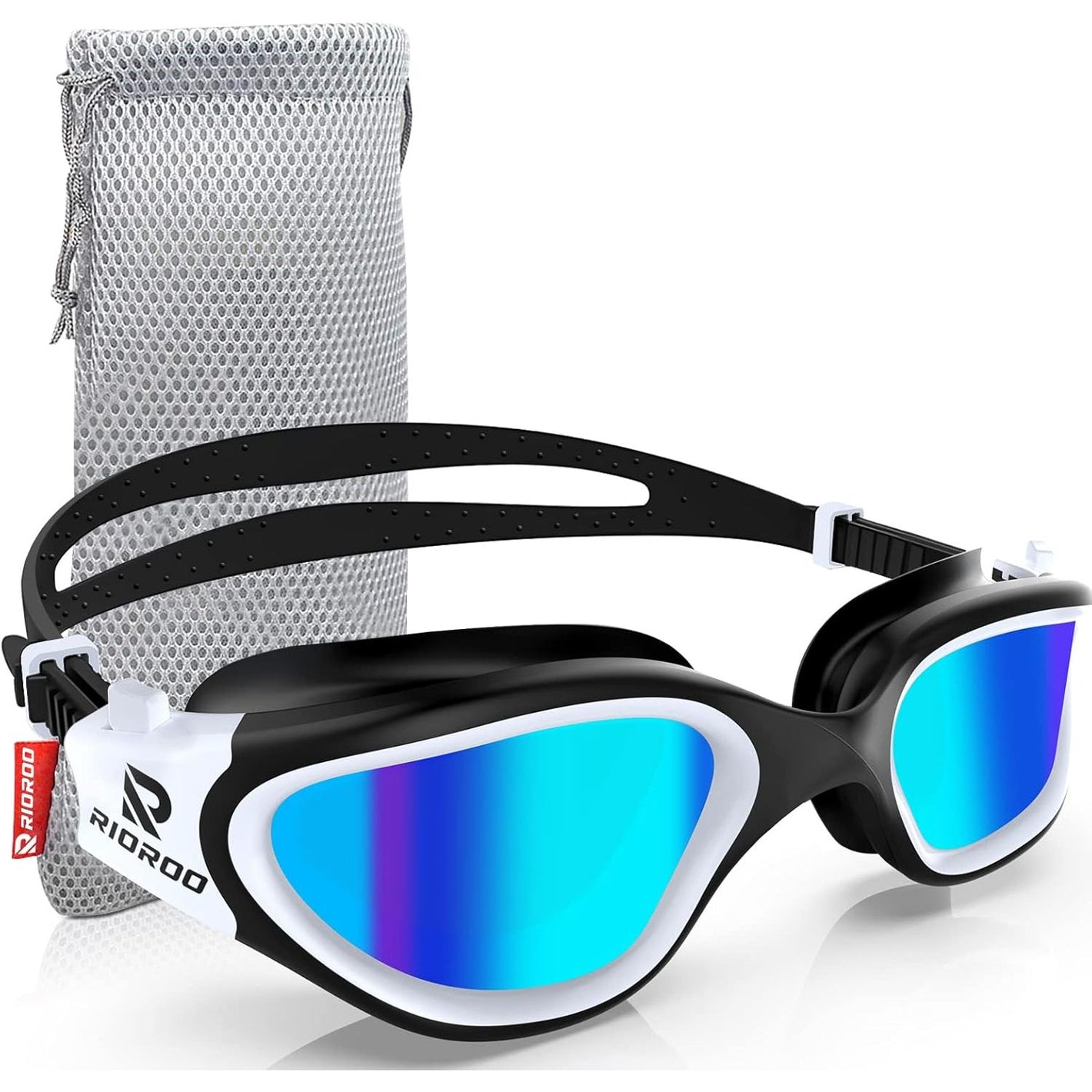 Swim Goggles,Polarized Swimming Goggles for Men Women Adults Youth Anti Fog/No Leak/Clear Wide Vision/UV Protection