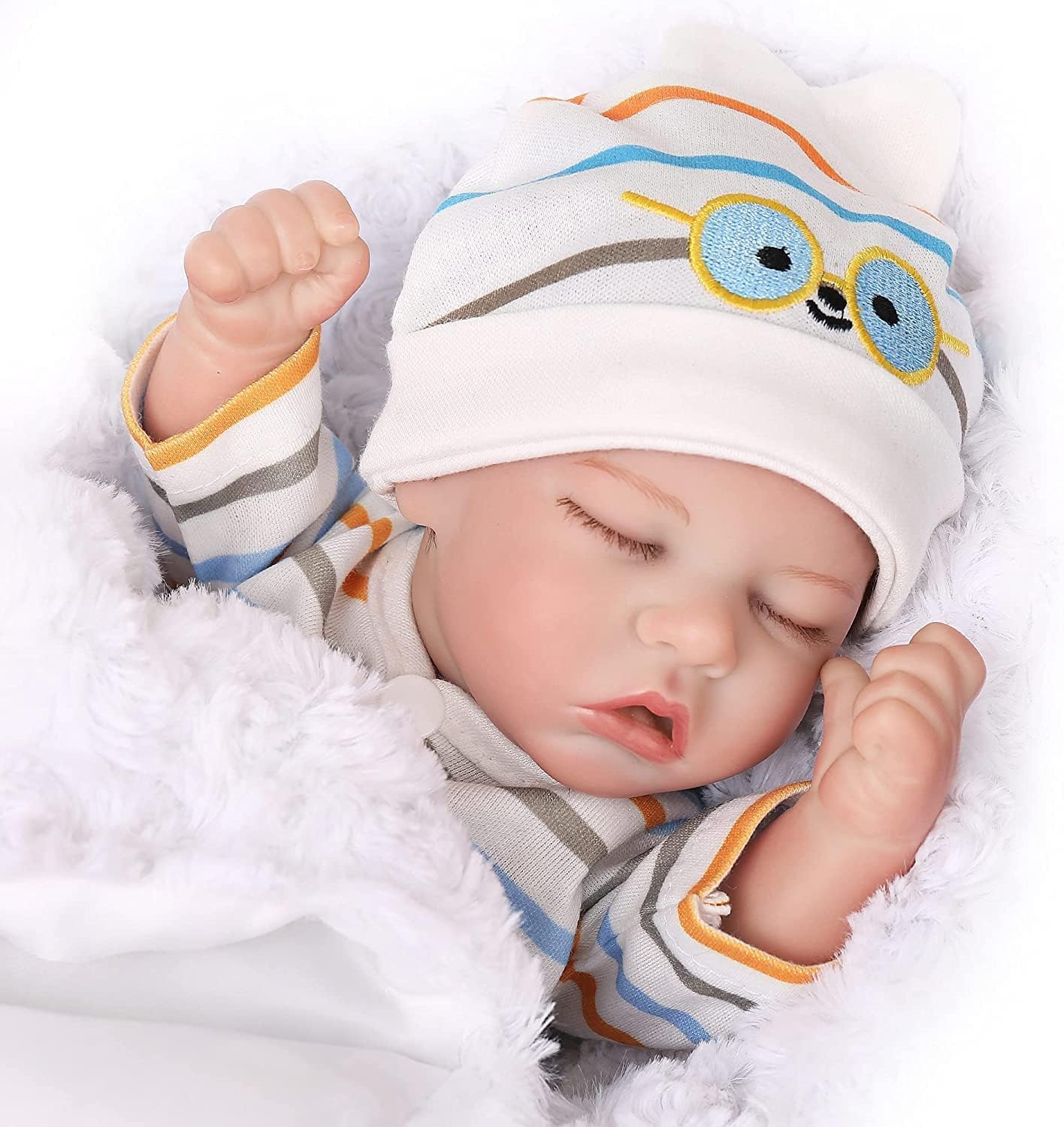 Buy now Lifelike Reborn Baby Dolls - 12 Inch Full Body Vinyl Realistic Baby Doll Sleeping Newborn Real Life Small Baby Doll for 3 + Year Old Kids at indiglob india