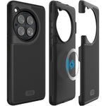 Buy now TUDIA MergeGrip Magsafe Compatible Phone Case for OnePlus 12 5G 2024 - Military Grade, Drop Tested, Dual Layer, Shockproof, Anti-Slip, Heavy Duty & Protector Cover Protective Phone Case - Matte Black Magnetic OnePlus 12 Matte Black at indiglob india