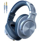 Buy now OneOdio A70 Bluetooth Over Ear Headphones, Wireless Headphones with 72H Playtime, Hi-Res, Built-in Mic, 3.5mm/6.35mm Wired Audio Jack for Studio Monitor & Mixing DJ Guitar AMP, Computer PC Gaming at indiglob india