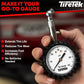 Buy now Tire Pressure Gauge for Cars (0-60 PSI, ANSI Certified) Premium Air Pressure Gauge for Tires - Easy to Read Automobile Analog Circular Dial Low PSI Checker Tester at indiglob india