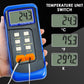 Buy now Thermocouple Thermometer Digital K Type Dual Channel Thermometer HVAC Temperature Meter with 4 Thermocouples, MAX/MIN/AVG Temperature Measurement, -50~1300°C (-58~2372°F) at indiglob india