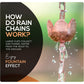 Copper Rain Chain – Decorative Chimes & Cups Replace Gutter Downspout & Divert Water Away from Home for Stunning Fountain Display – 8.5’ Long for Universal Fit – Flower Style