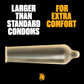 TROJAN Magnum Lubricated Large Condoms, Comfortable and Smooth Lubricated, America’s Number One Condom, 36 Count Pack