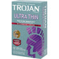 TROJAN Ultra Thin Condoms Spermicidal, 12 Count