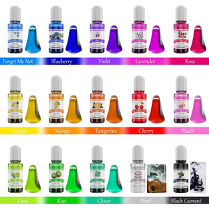 Epoxy Resin Pigment - 15 Color Liquid Epoxy Resin Dye - Highly Concentrated Epoxy Resin Colorant for Resin Color Art, DIY Jewelry Making Supplies - AB Resin Coloring for Paint, Crafts - 10ml Each