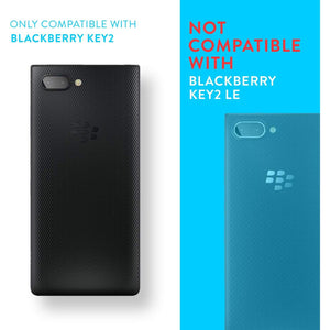 Blackberry KEY2 Case, TUDIA [MERGE Series] Heavy Duty EXTREME Protection/Rugged With Dual Layer Slim Precise Cutouts Phone Case For Blackberry KEY2 (Matte Black)