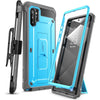SUPCASE for Samsung Galaxy Note 10 Plus/Note 10 Plus 5G Case (Unicorn Beetle Pro), [Built-in Stand & Belt Clip] Full-Body Rugged Phone Case Without Screen Protector for Galaxy Note 10 Plus, Black - Blue