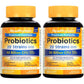 NewRhythm Probiotics 50 Billion CFU 20 Strains, 60 Veggie Capsules, Targeted Release Technology, Stomach Acid Resistant, No Need for Refrigeration, Non-GMO, Gluten Free