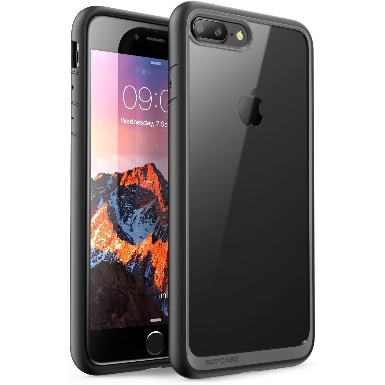 Buy now SUPCASE Unicorn Beetle Style Case Designed for iPhone 7 Plus, iPhone 8 Plus Case, Premium Hybrid Protective Clear Case for Apple iPhone 7 Plus 2016 / iPhone 8 Plus 2017 (Black) at indiglob india