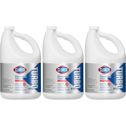 Buy now CloroxPro Clorox Turbo Disinfectant Cleaner for Sprayer Devices, Bleach-Free Healthcare Cleaning and Industrial Cleaning, Kills Cold and Flu Viruses, 121 Fl. Oz. - 60091 (Pack of 3) at indiglob india