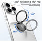 Syncwire Cell Phone Ring Holder Stand, 360 Degree Rotation Finger Ring Kickstand Polished Metal Phone Grip for Magnetic Car Mount
