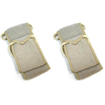 AQUIS Double-Sided Exfoliating & Cleansing Back Scrubber, Fast Drying, Ultra-Durable Microfiber (Pack of 2) - My Store