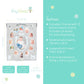 Buy now Tiny Ideas Baby's My First Year Picture Frame, Classic Newborn Keepsake, Monthly Baby Milestone Photos, Silver at indiglob india