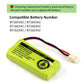 Buy now BT183342/BT283342 2.4V 800mAh Ni-MH Battery Pack, Compatible with AT&T VTech Cordless Phone Batteries BT166342/BT266342 BT162342/BT262342 CS6709 CS6609 CS6509 CS6409 EL52100 EL50003 (Pack 2) at indiglob india