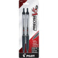 PILOT Precise V5 Stick Liquid Ink Rolling Ball Stick Pens, Extra Fine Point (0.5mm) Black Ink, 2-Pack (25001)